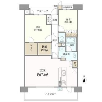 ジオ・ウェリス西宮北口の間取図