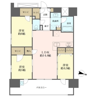 プレサンスロジェ栄の間取図