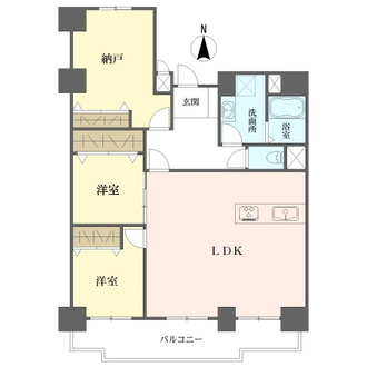 エスポア城北の間取図