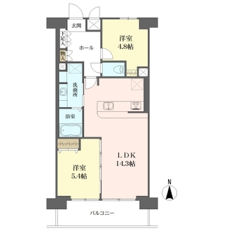 三旺マンション第六金山の間取図