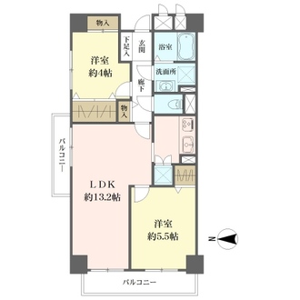 新栄シティハイツの間取図