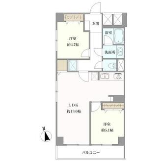 ルネ鶴舞の間取図