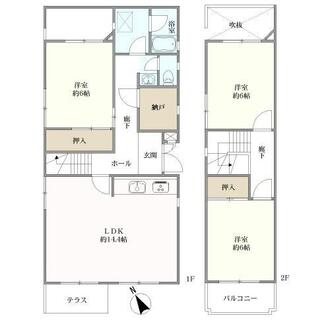 タウン上八事の間取図