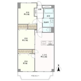六番町スワローハイツの間取図