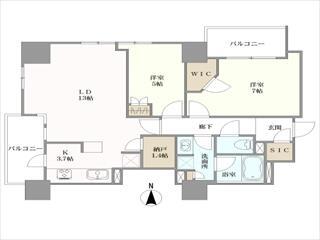 ナゴヤセンタータワーの間取図