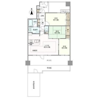 メイツ六番町アクトタワーの間取図
