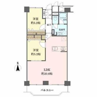 コープ野村天満橋の間取図