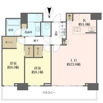 グランドメゾン新梅田タワーＴＨＥ　ＣＬＵＢ　ＲＥＳＩＤＥＮＣＥの間取図