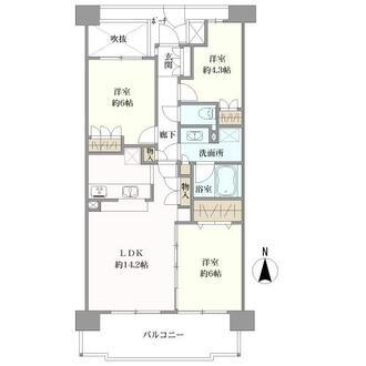 ステイツ城東グランプレイスの間取図