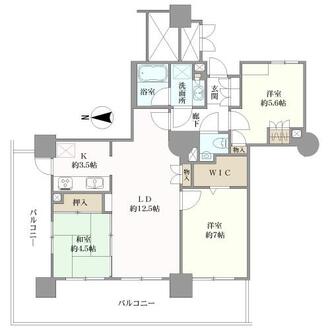 コムズシティ野江の間取図