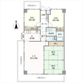 ファミール茨木の間取図