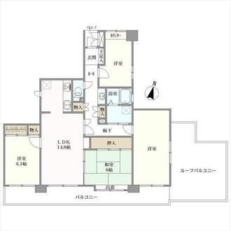 コープ野村ツイン・エル与野の間取図