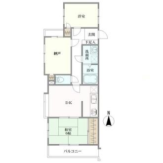 セザール中板橋の間取図