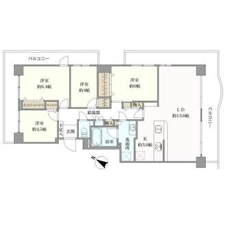 パークシティ金沢八景Ｆ棟の間取図