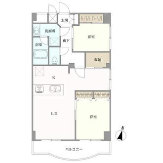 大森ハイツの間取図