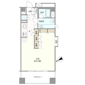 朝日シティパリオ高井戸の間取図