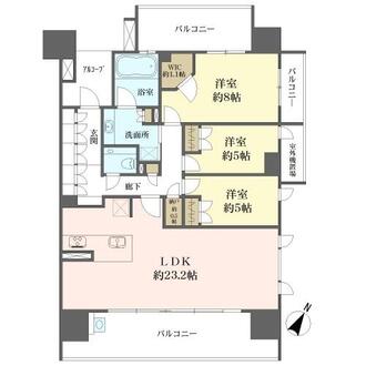 パークコート八事雲雀ヶ岡の間取図