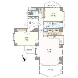 デルフィーノ・パラッツオの間取図