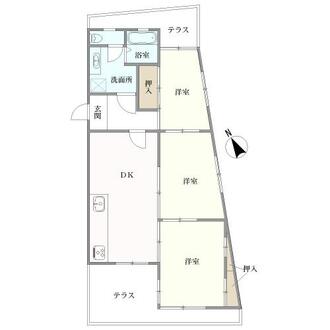 最中マンションの間取図