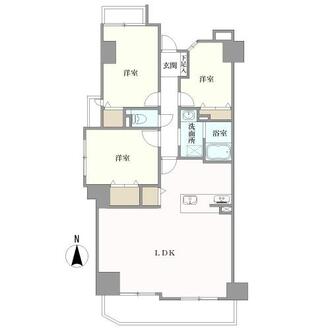 宝マンション道徳東第２の間取図