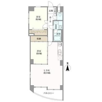 アルカデイアタウン神宮南の間取図