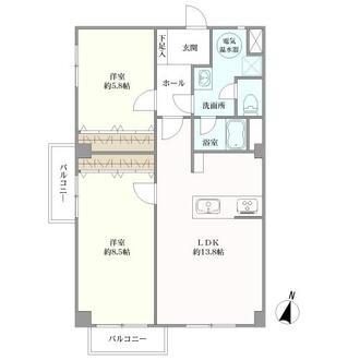 松栄レックスマンションの間取図
