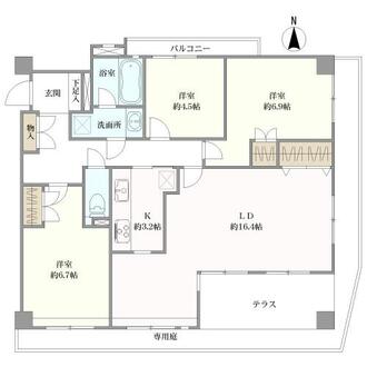 御器所シティハウスの間取図