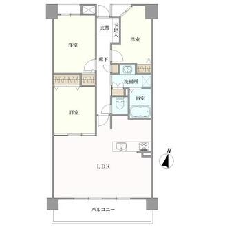 藤和シティホームズ桜山の間取図