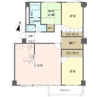 ＯＴＣ第一ハイツの間取図