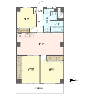 グリーンハイツ大塚の間取図