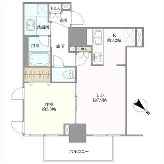 Ｄ’クラディアイヴァン初台の間取図