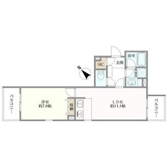 フェアロージュ初台の間取図