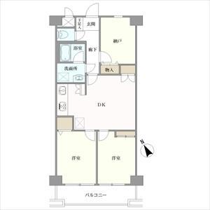 ライオンズマンション成増の間取図