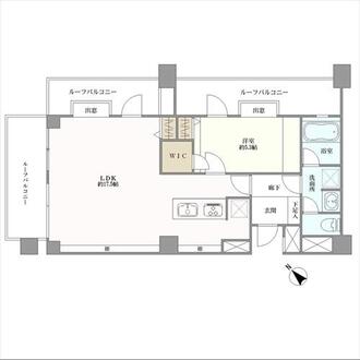 コンフォール四谷の間取図