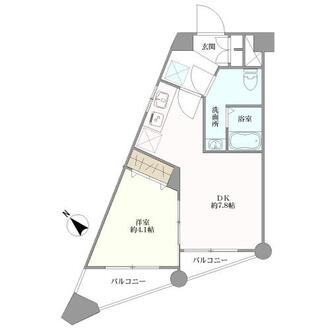 中銀第３目黒マンシオンの間取図