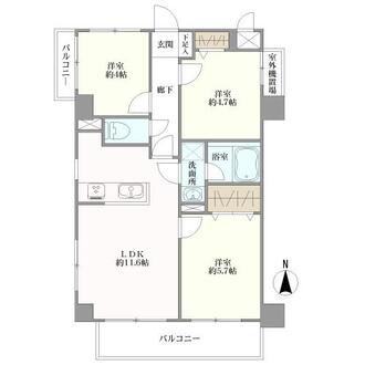ナイスアーバン大井の間取図