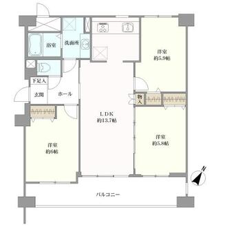 コスモ蕨の間取図