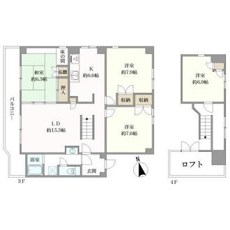 コーポみはらの間取図