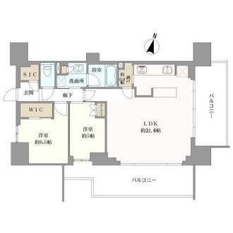 シティタワー駒沢大学ステーションコートの間取図