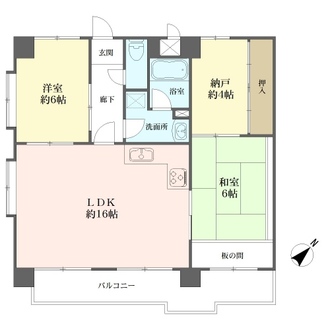 アヴァンセ岡本の間取図