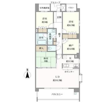 住吉本町アーバンライフの間取図