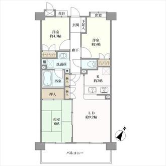 ルネサンスフォルム調布国領の間取図