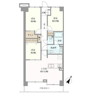セントラルコート津田沼の間取図