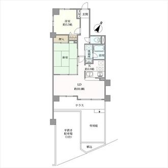 藤和シティホームズ蘇我の間取図