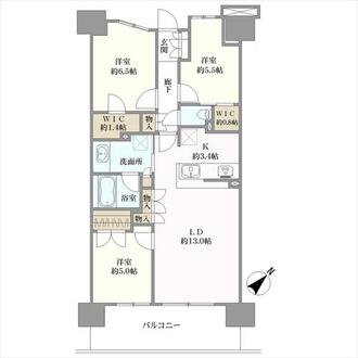 ザ・レジデンス検見川浜ガーデンズ　の間取図