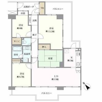 アルファグランデ八千代緑が丘の間取図