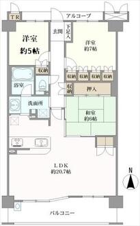 アクトステージ伊丹の間取図