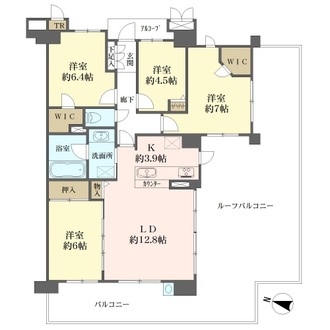 アリスト豊中清風荘の間取図