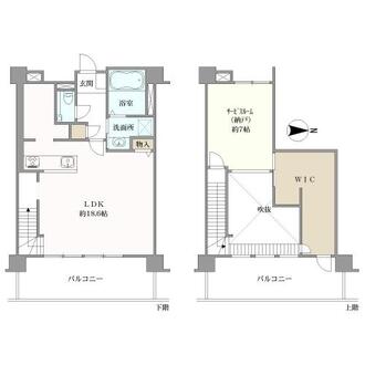 アルス心斎橋の間取図