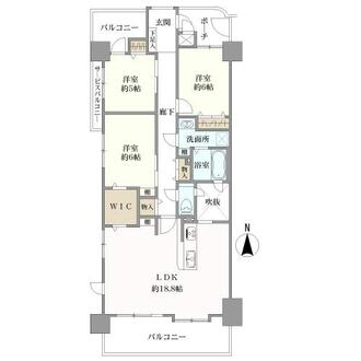 ベルレーヴ豊中本町の間取図